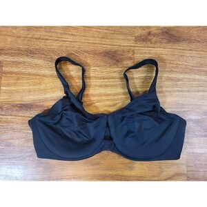 Spanx Size 34D Low Profile Minimizer Bra Black Underwire